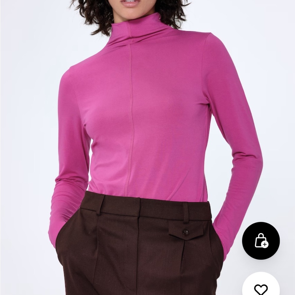 New Aligne Ginnifer Anthropologie orchid long sleeve thumb hole top
